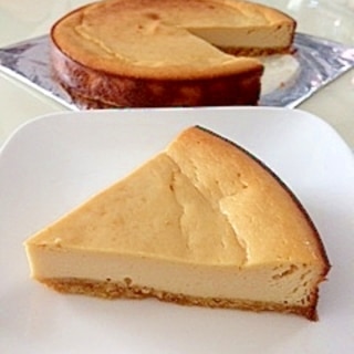 豆腐でヘルシー☆チーズケーキ